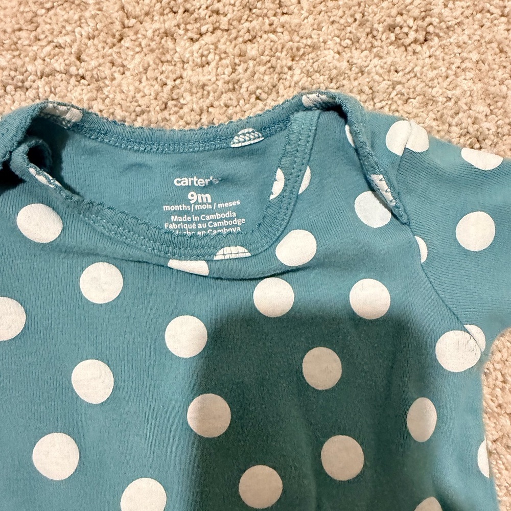 6M, 6-9M, 9M baby girl onesie bundle - Picture 3 of 10